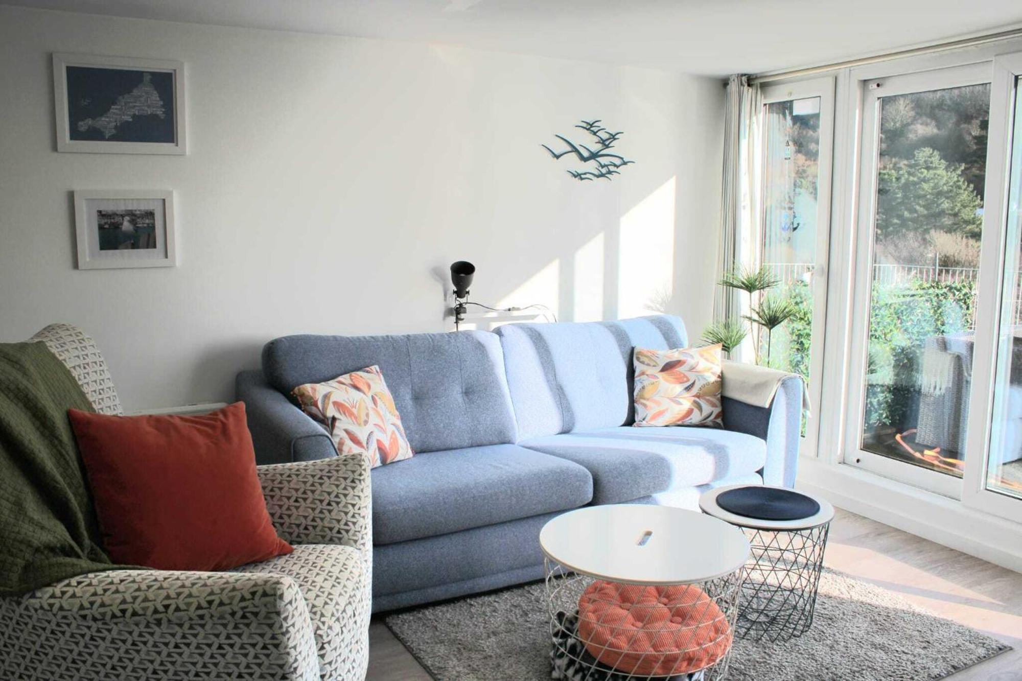 May View - Luxury Sea View Apartment - Millendreath, Looe Eksteriør billede